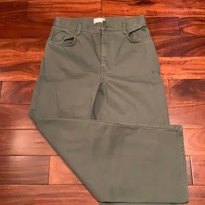 Wilfred Free high rise wide leg Jean, light green